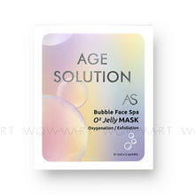 AGE SOLUTION - Bubble Face Spa O² Jelly MASK 泡泡激氧面膜 (5ml x 5包)