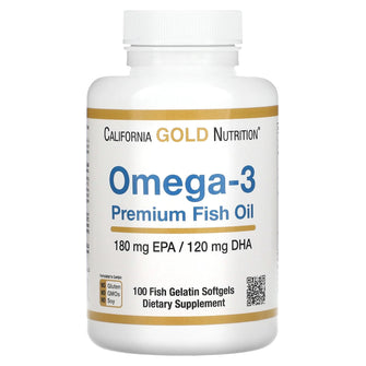 California Gold Nutrition® - Omega-3 奧米加-3 優質魚油 (100粒)